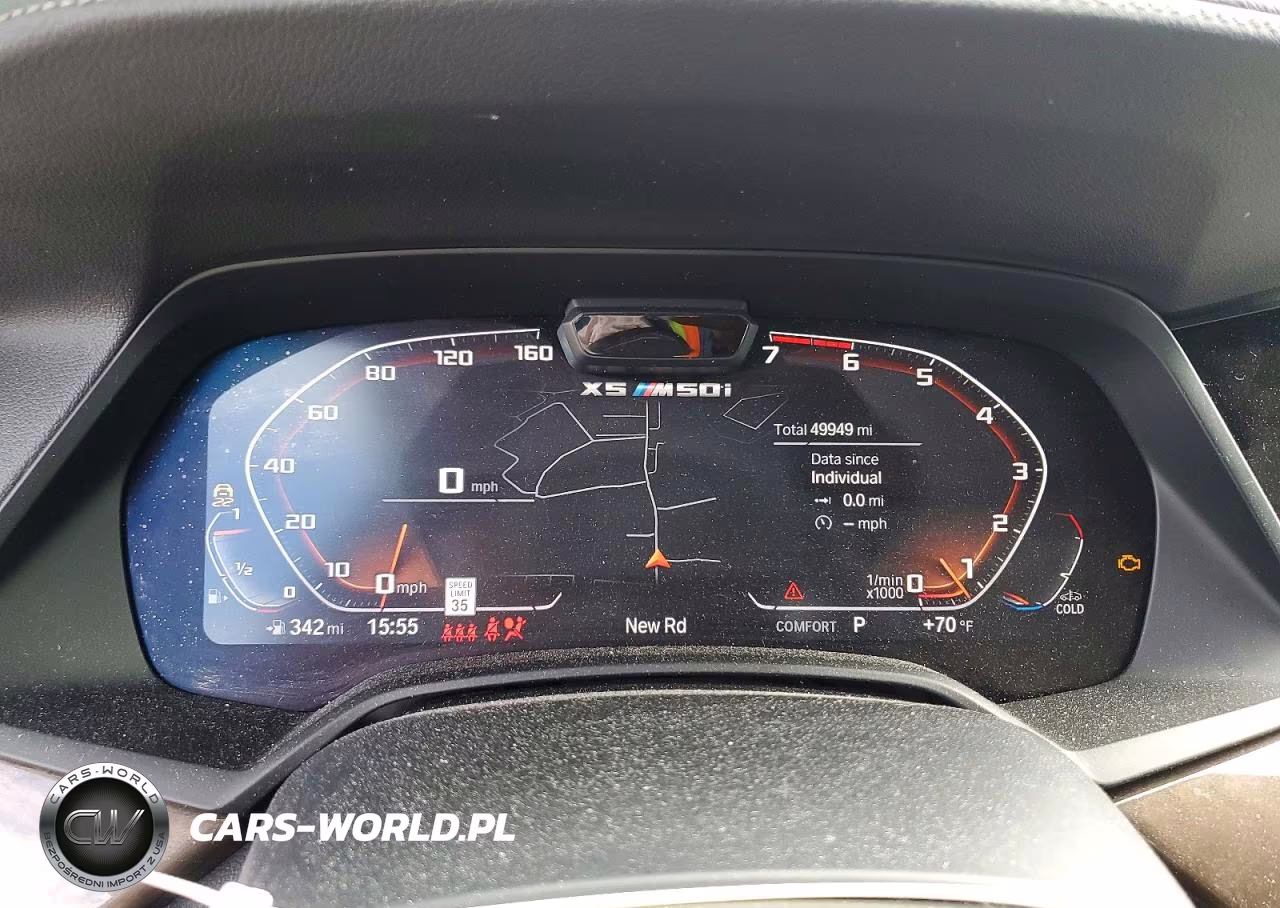 2022 BMW X5 M50I VIN:5UXJU4C0XN9J12186 - 9