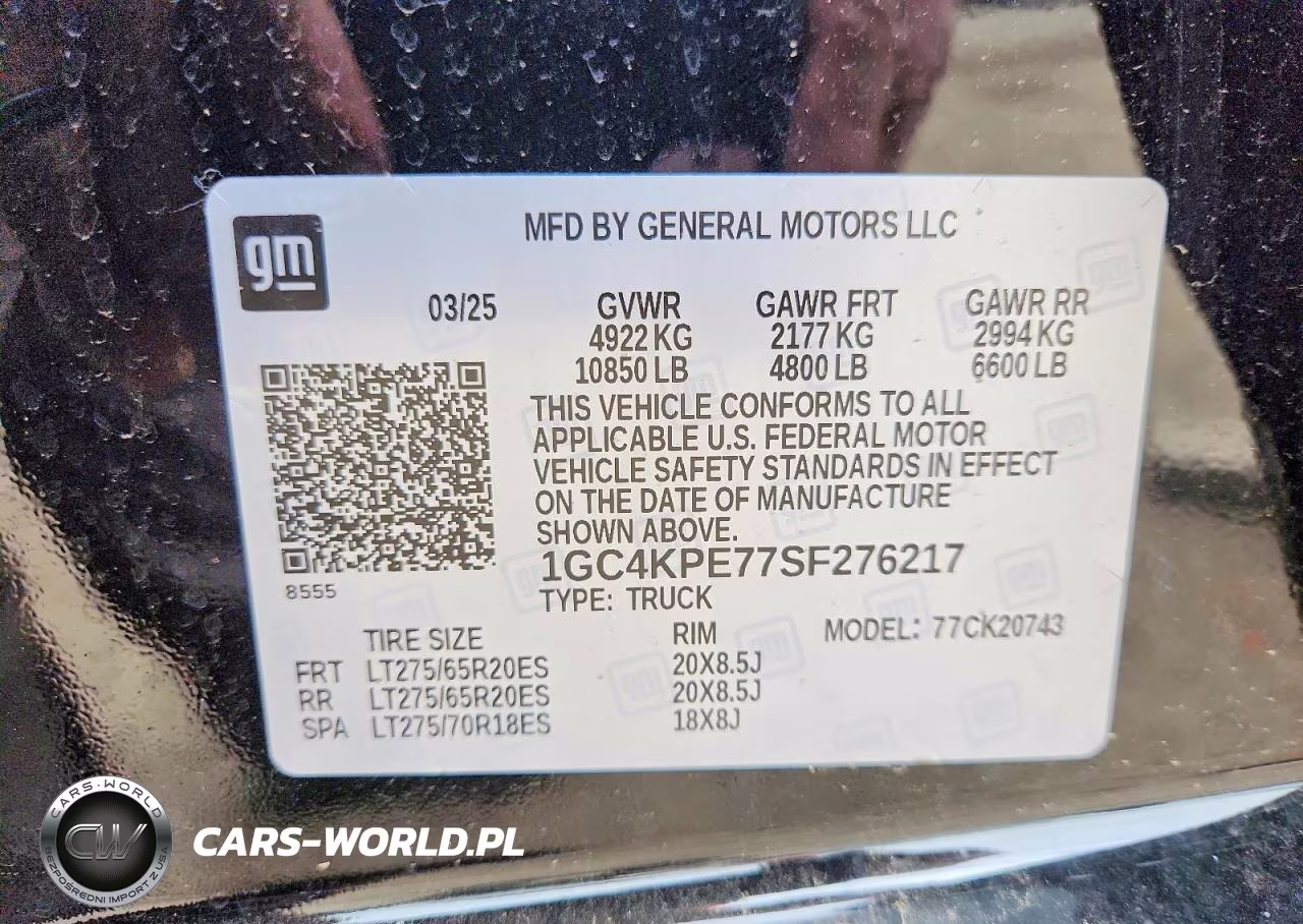 2025 Chevrolet Silverado K2500 Heavy Duty Ltz VIN:1GC4KPE77SF276217 - 12