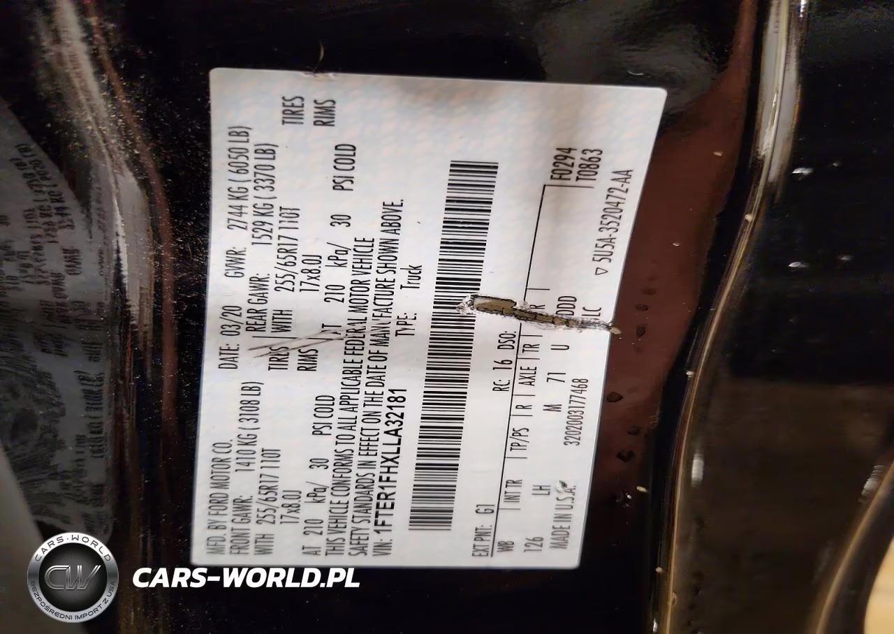 2020 Ford Ranger Xl VIN:1FTER1FHXLLA32181 - 13