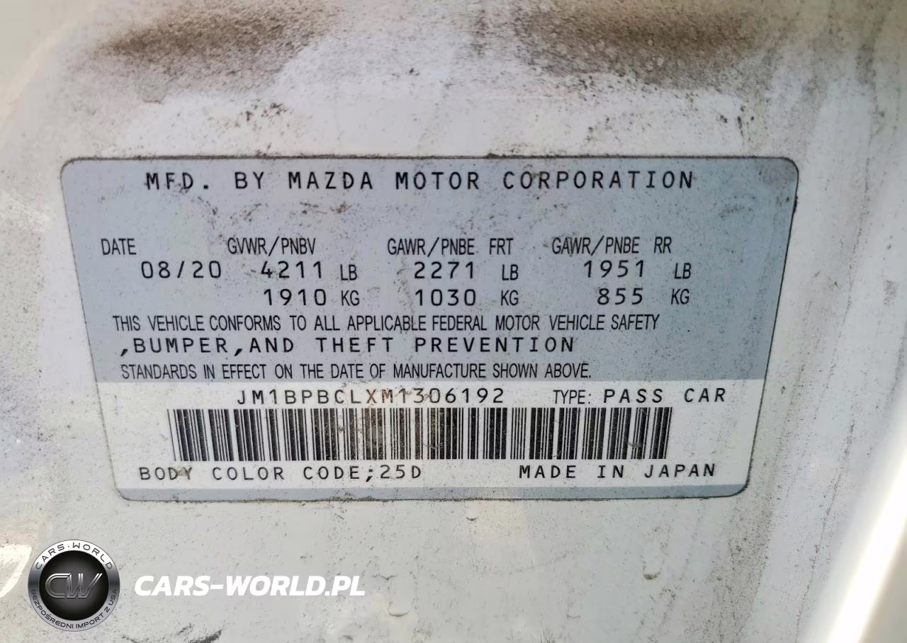 2021 Mazda 3 Preferred VIN:JM1BPBCLXM1306192 - 13