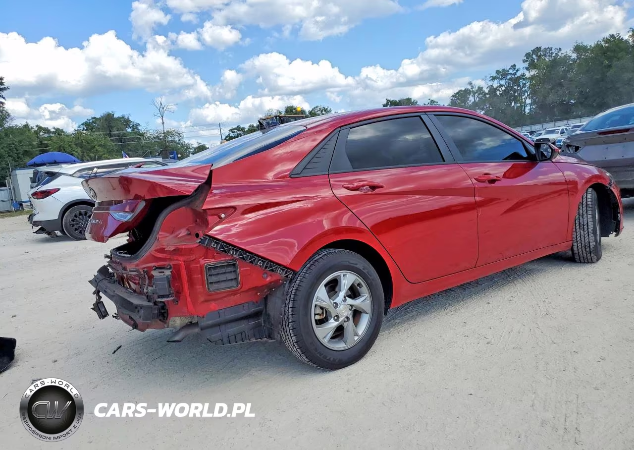 2022 Hyundai Elantra Se VIN:KMHLL4AGXNU359522 - 3