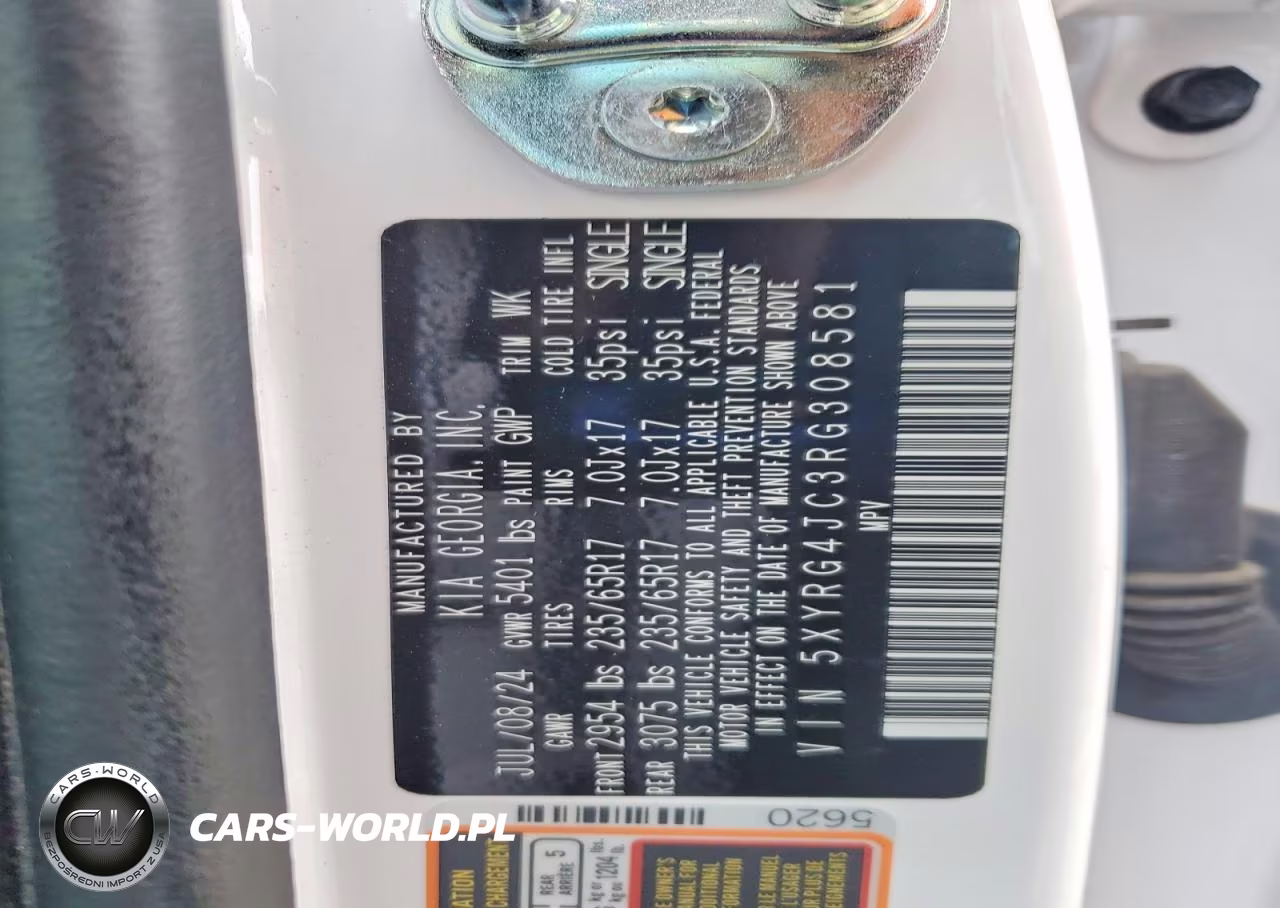 2024 Kia Sorento Lx VIN:5XYRG4JC3RG308581 - 13