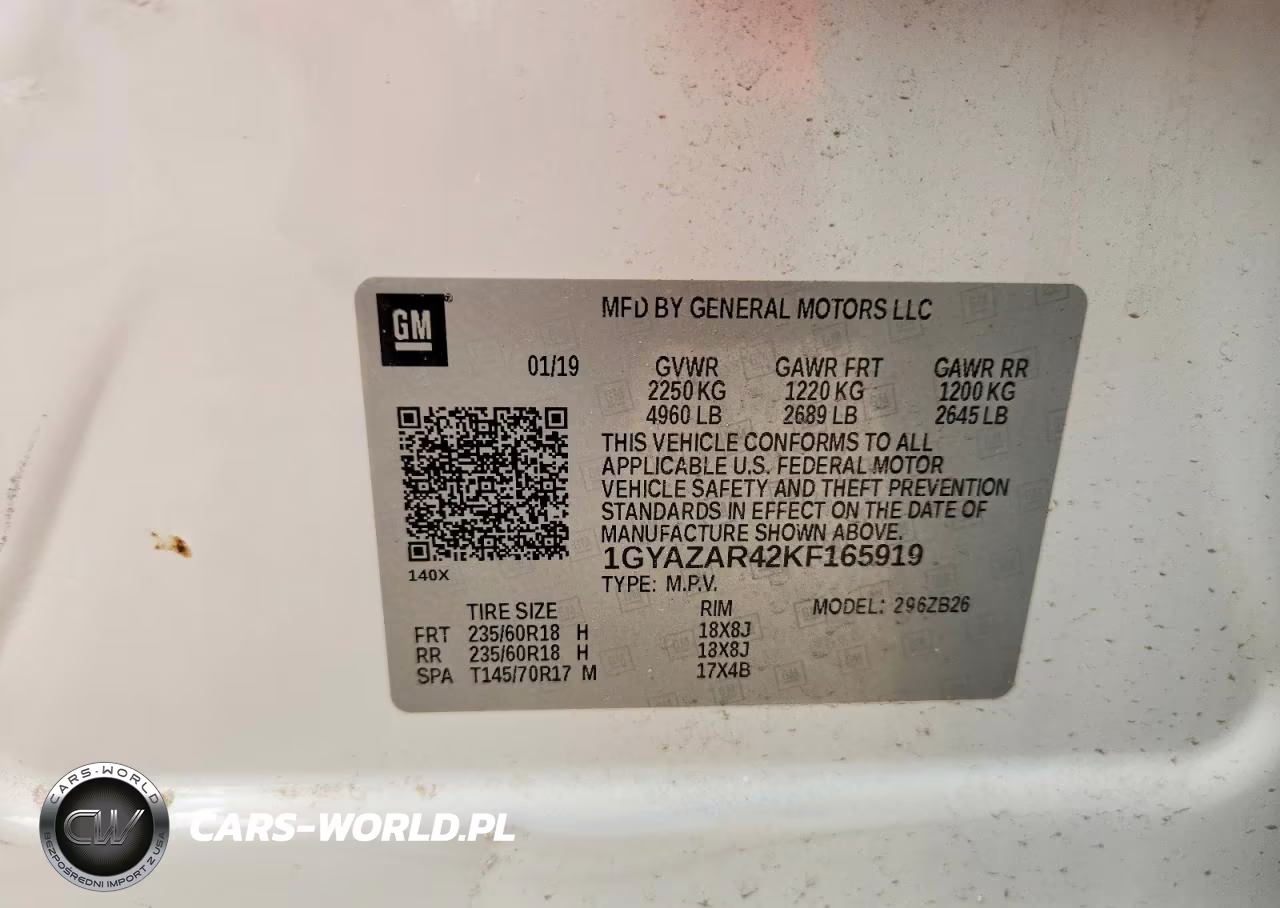 2019 Cadillac Xt4 Luxury VIN:1GYAZAR42KF165919 - 13