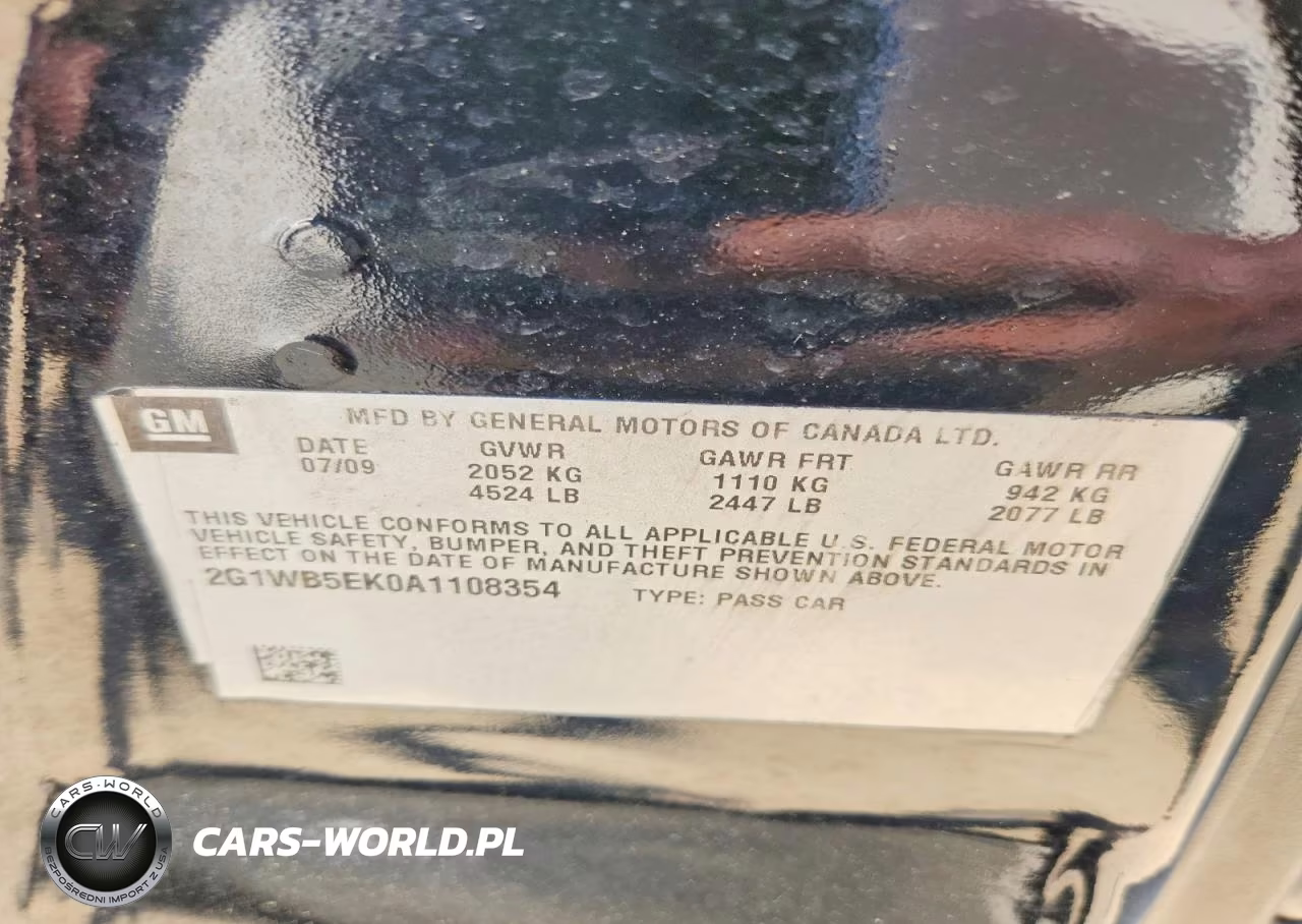 2010 Chevrolet Impala Lt VIN:2G1WB5EK0A1108354 - 12