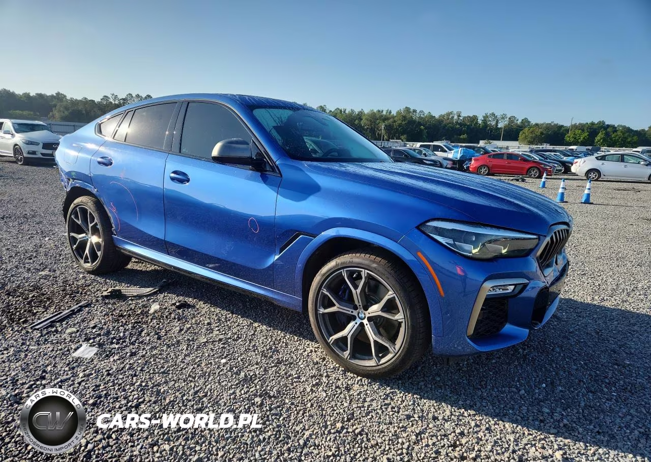 2020 BMW X6 M50I VIN:5UXCY8C02LLE40418 - 4