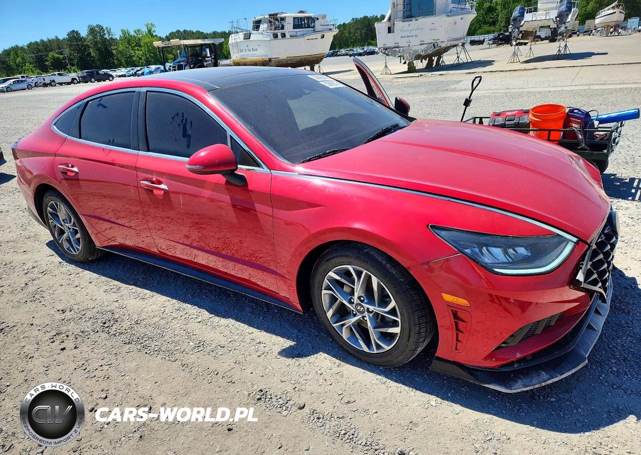 2020 Hyundai Sonata Sel VIN:5NPEF4JA2LH039683 - 4