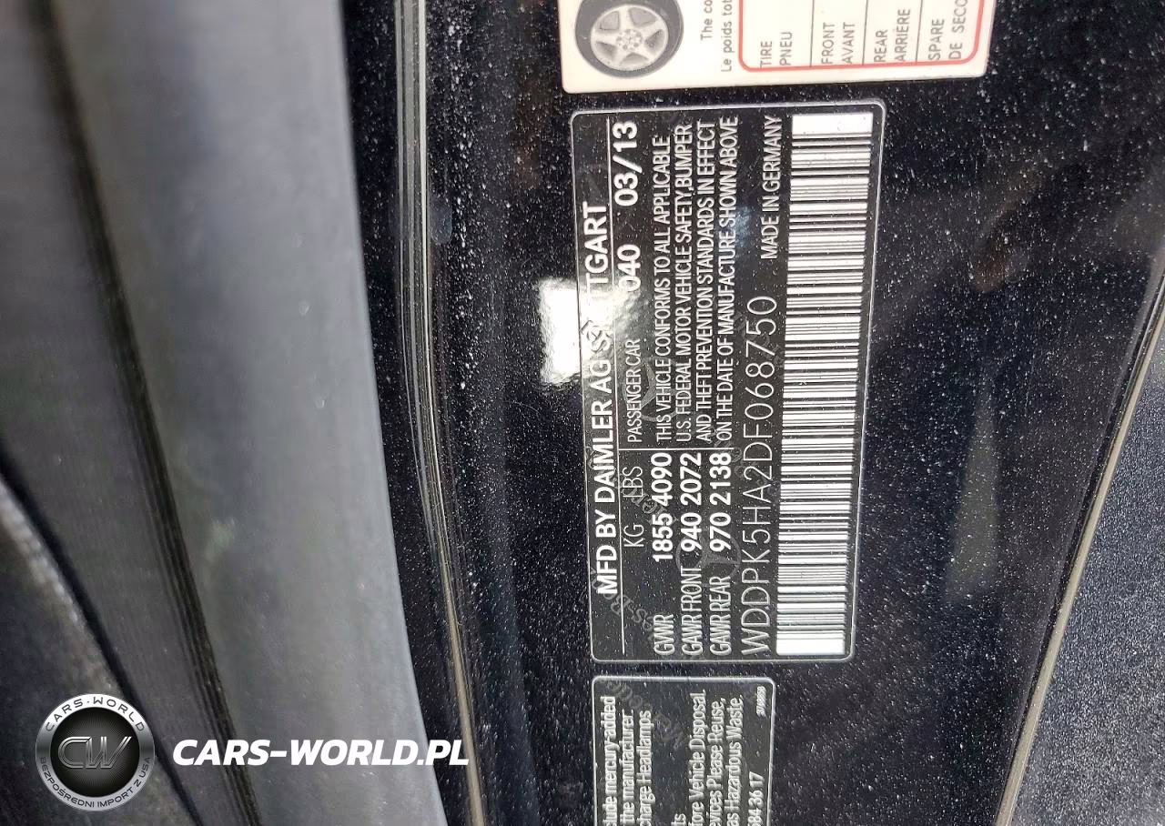 2013 Mercedes-Benz Slk 350 VIN:WDDPK5HA2DF068750 - 13