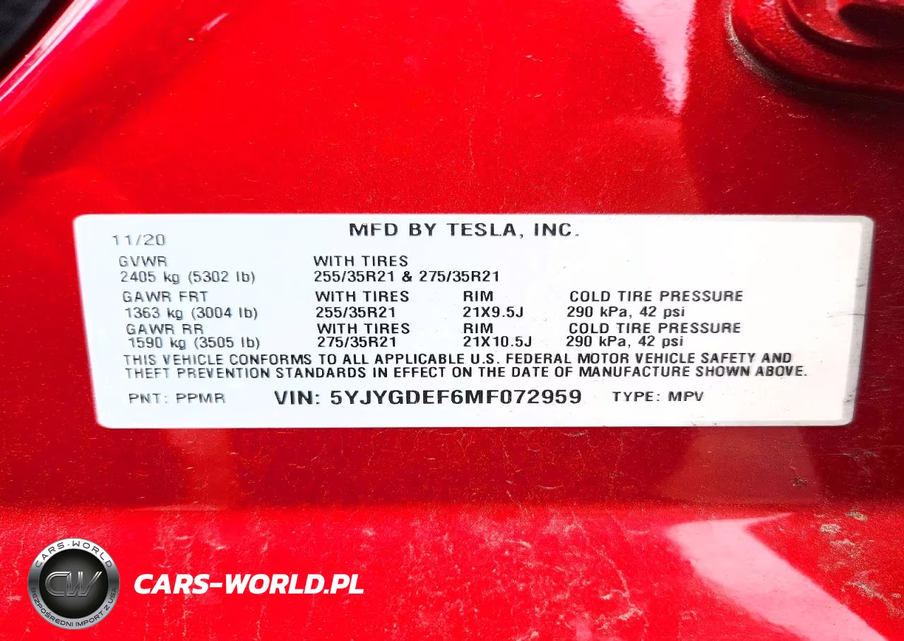 2021 Tesla Model Y VIN:5YJYGDEF6MF072959 - 13