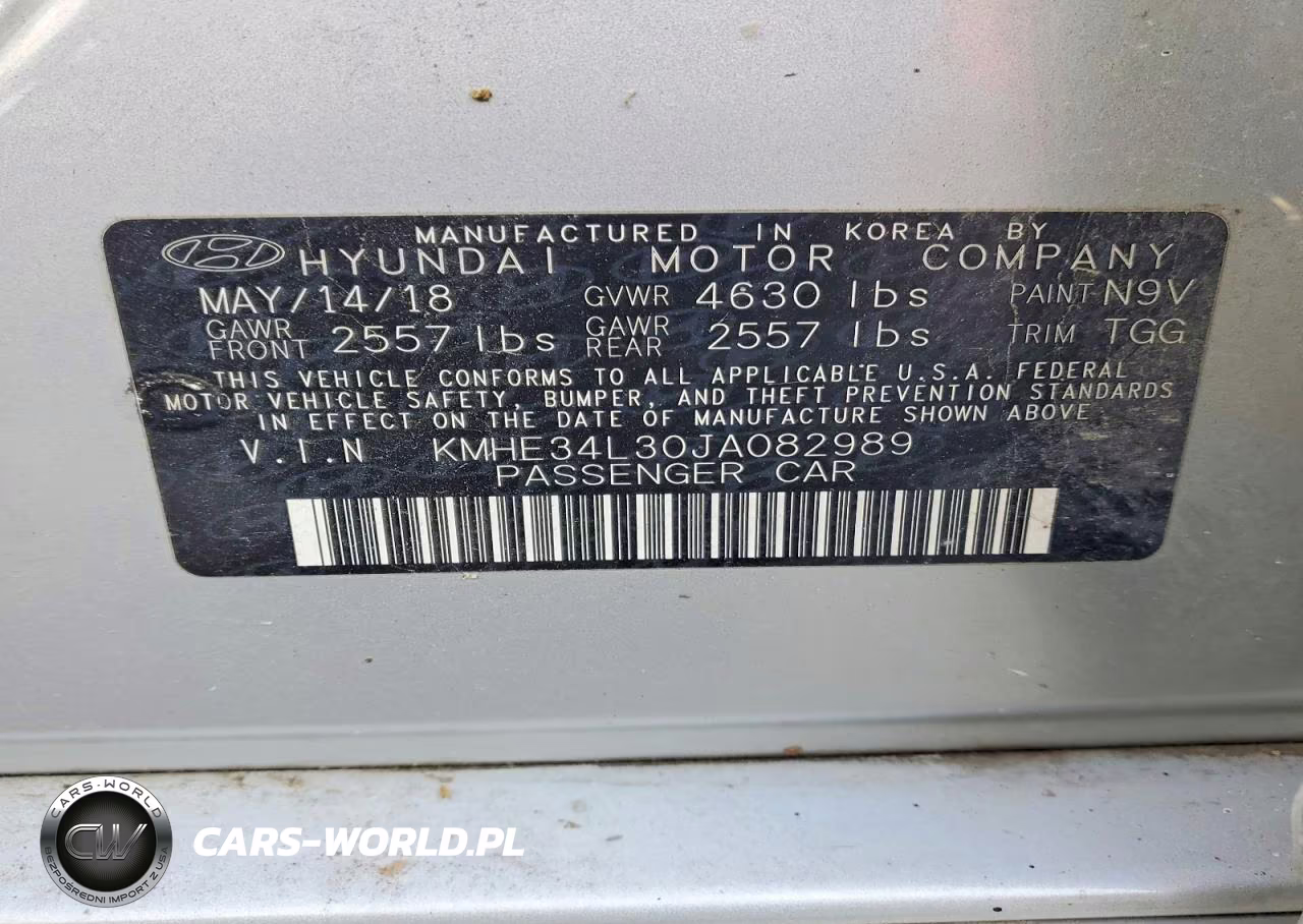 2018 Hyundai Sonata Hybrid Limited VIN:KMHE34L30JA082989 - 12