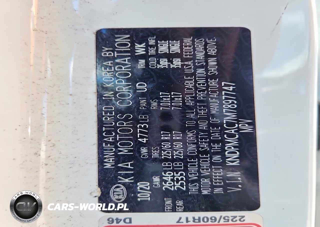 2021 Kia Sportage Lx VIN:KNDPMCAC7M7897747 - 14