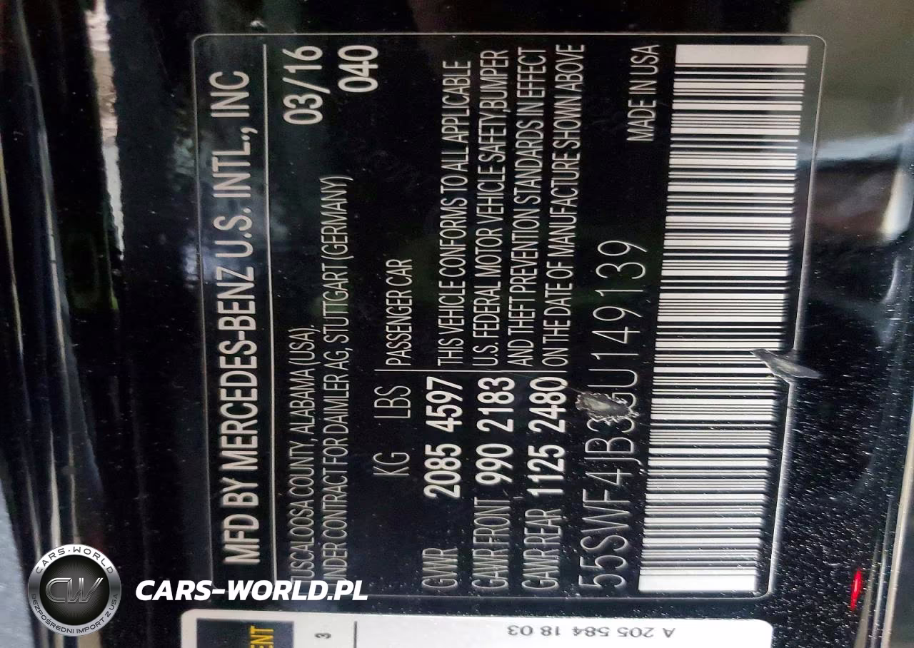 2016 Mercedes-Benz C 300 VIN:55SWF4JB3GU149139 - 13