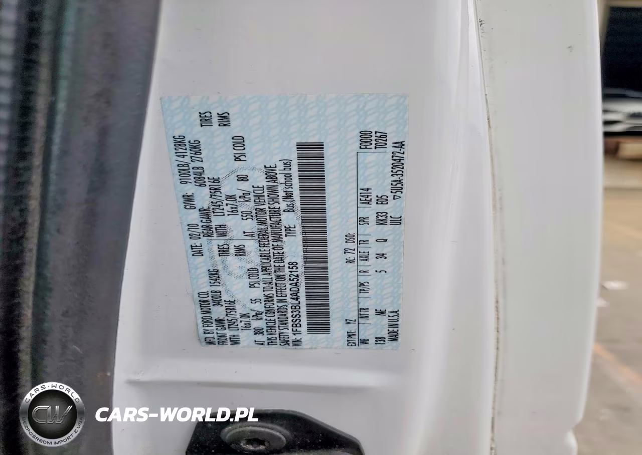 2010 Ford Econoline E350 Super Duty Wagon VIN:1FBSS3BL4ADA52158 - 13