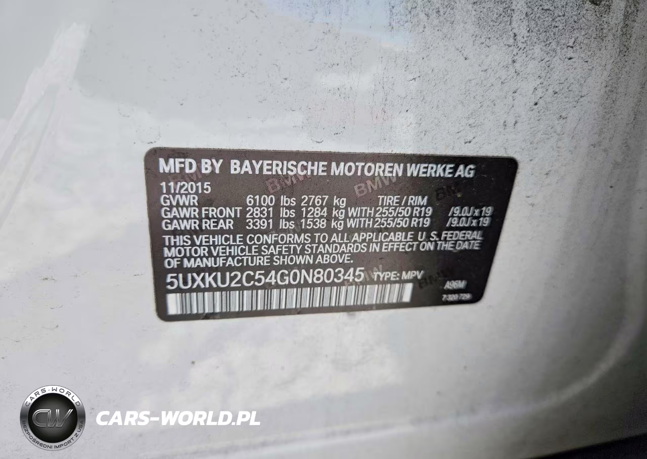 2016 BMW X6 xDrive35I VIN:5UXKU2C54G0N80345 - 13