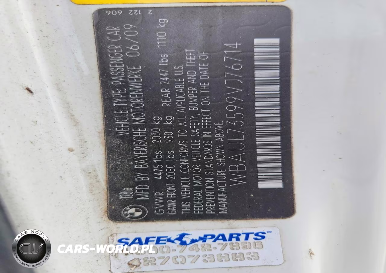 2009 BMW 128 I VIN:WBAUL73599VJ76714 - 12