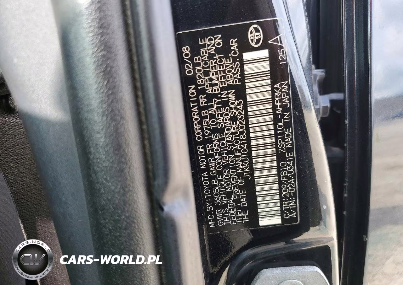 2008 Scion Xd Base VIN:JTKKU10418J023243 - 13