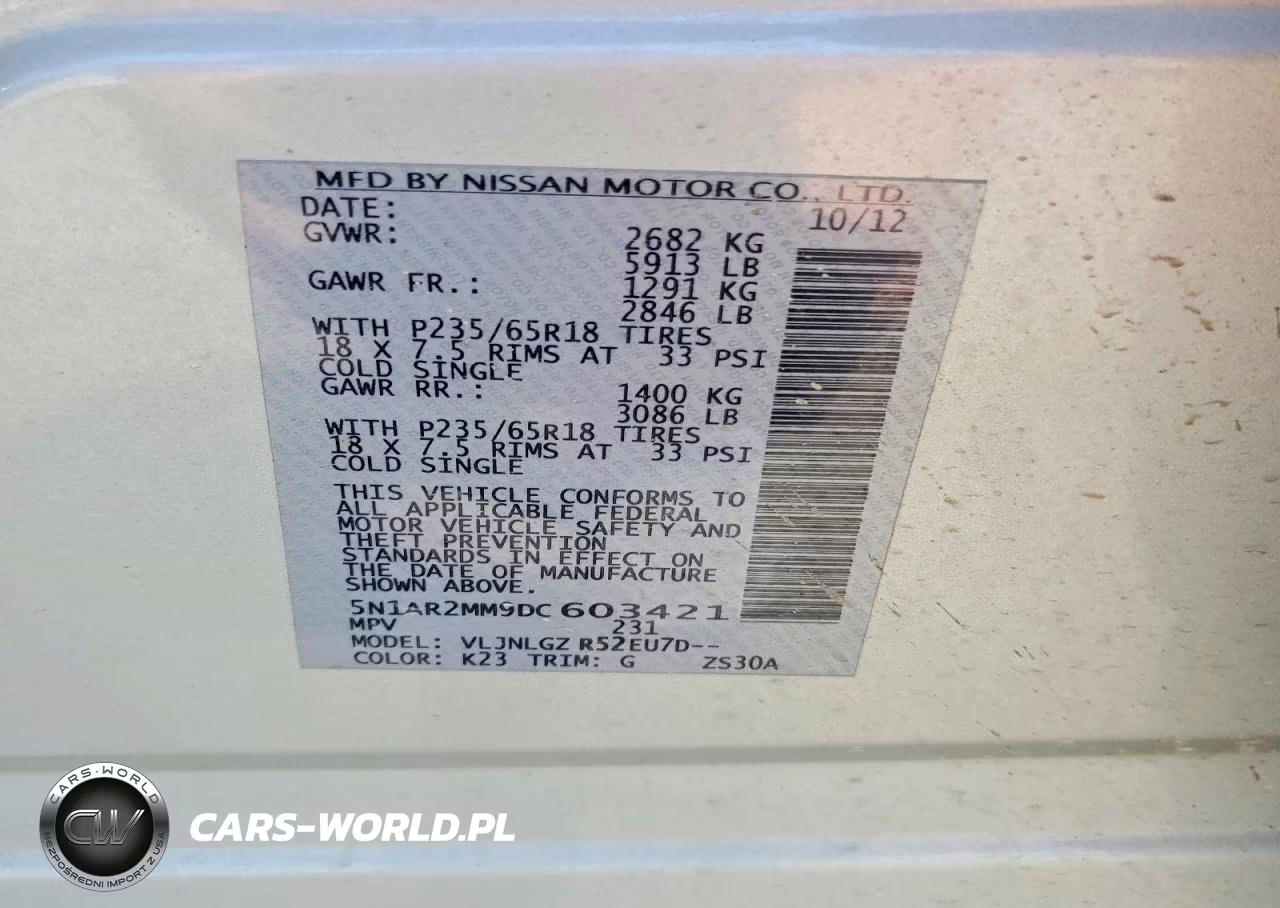 2013 Nissan Pathfinder S VIN:5N1AR2MM9DC603421 - 13