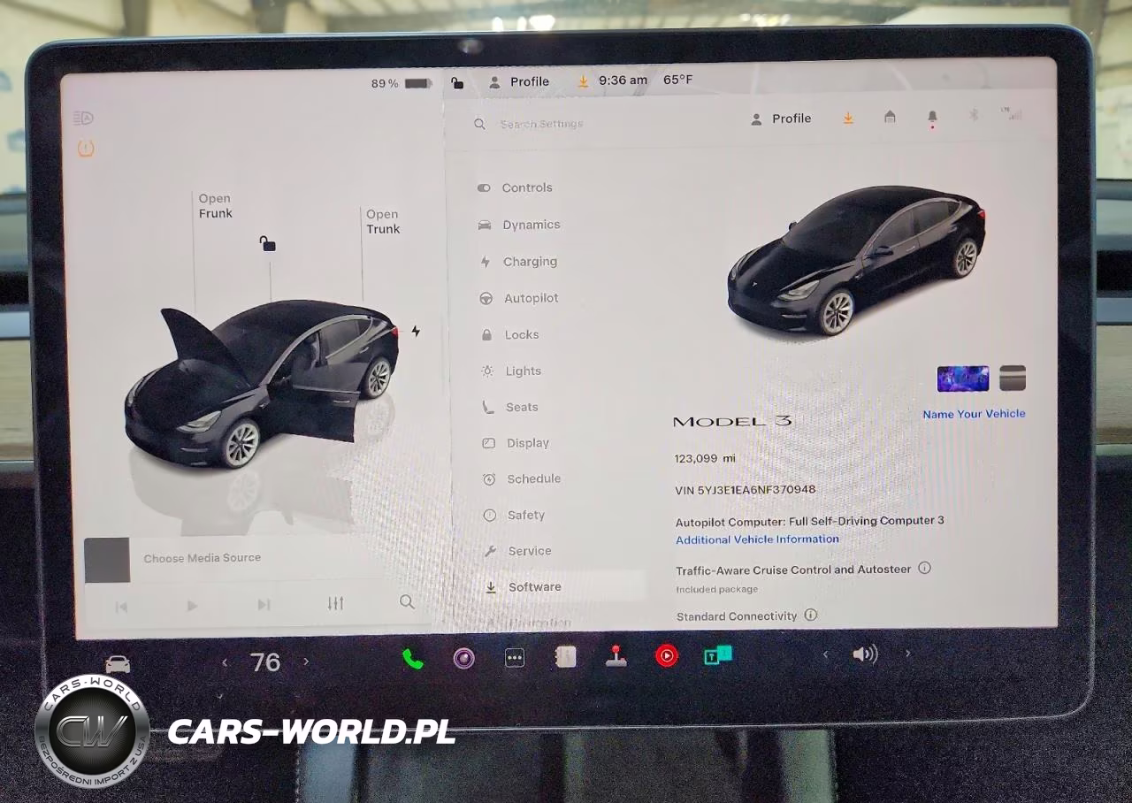 2022 Tesla Model 3 VIN:5YJ3E1EA6NF370948 - 9