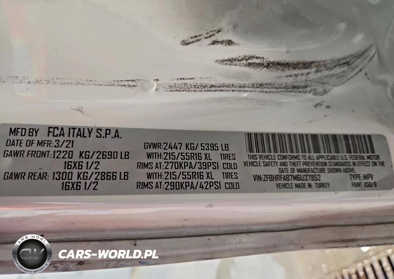 2021 Ram Promaster City St Delivery Van VIN:ZFBHRFAB7M6U37852 - 13
