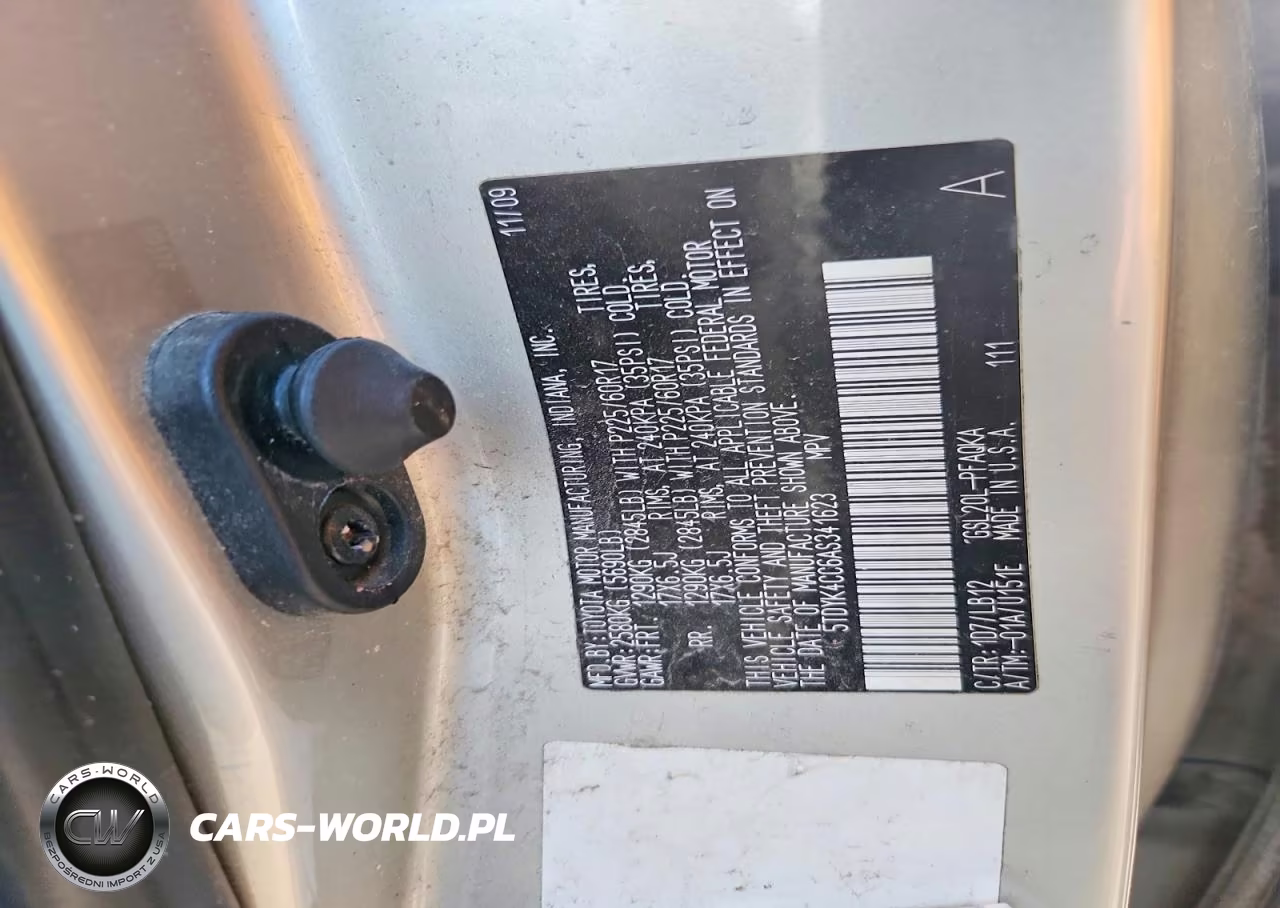2010 Toyota Sienna Xle VIN:5TDYK4CC6AS341623 - 13