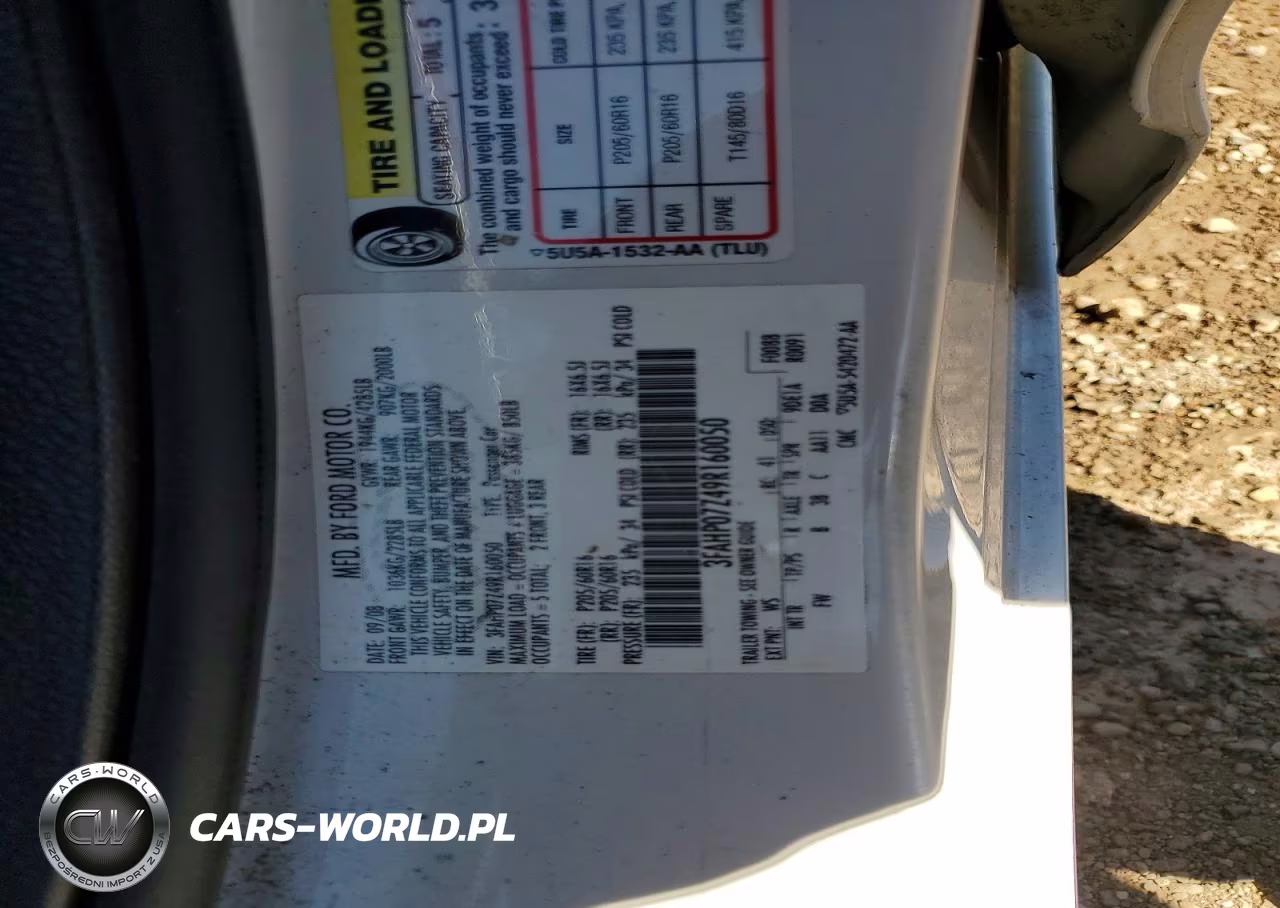 2009 Ford Fusion Se VIN:3FAHP07Z49R160050 - 12