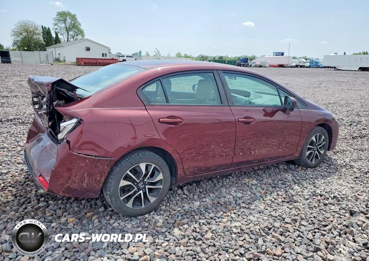 2015 Honda Civic Ex VIN:19XFB2F83FE071254 - 3