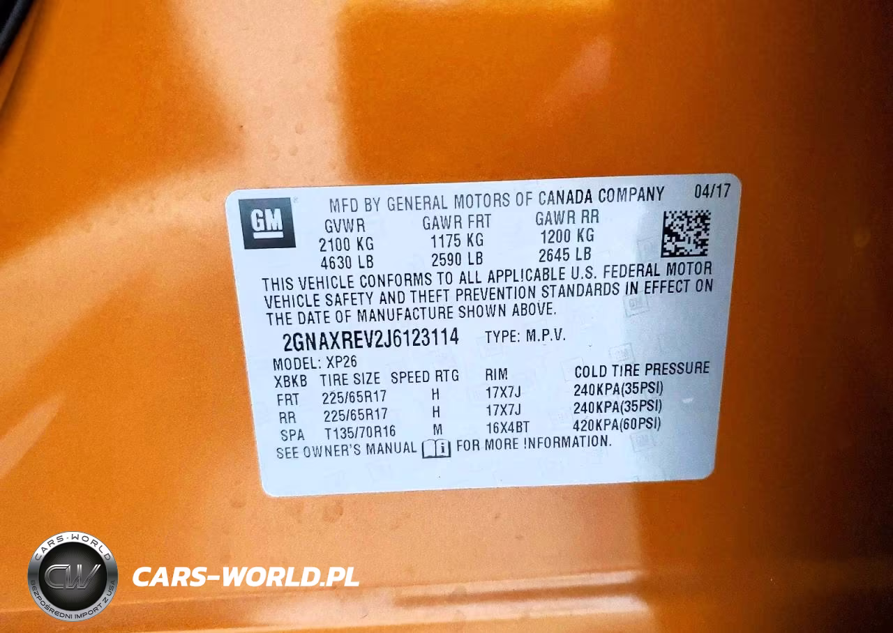 2018 Chevrolet Equinox Ls VIN:2GNAXREV2J6123114 - 13