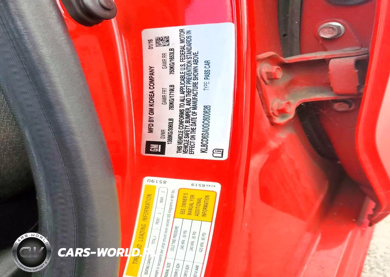 2016 Chevrolet Spark 1Lt VIN:KL8CD6SA0GC600626 - 12