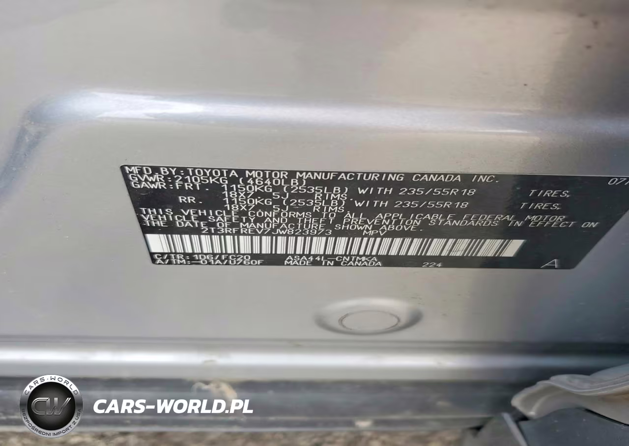 2018 Toyota Rav4 Adventure VIN:2T3RFREV7JW823973 - 13