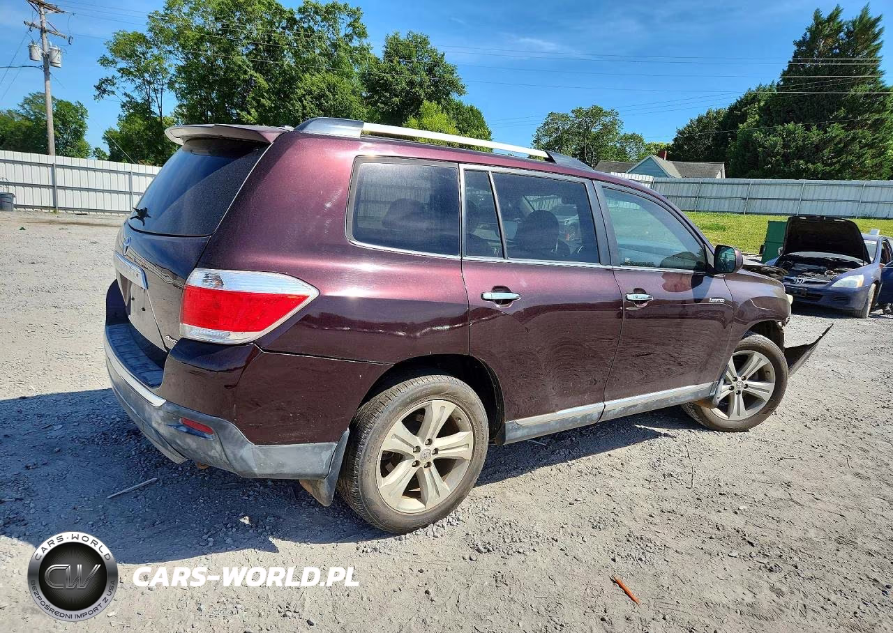 2012 Toyota Highlander Limited VIN:5TDDK3EH9CS109070 - 3