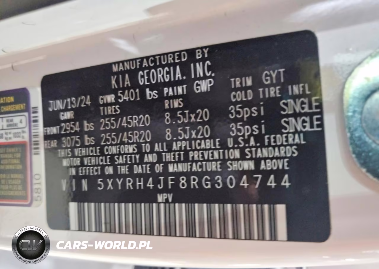 2024 Kia Sorento Ex VIN:5XYRH4JF8RG304744 - 13