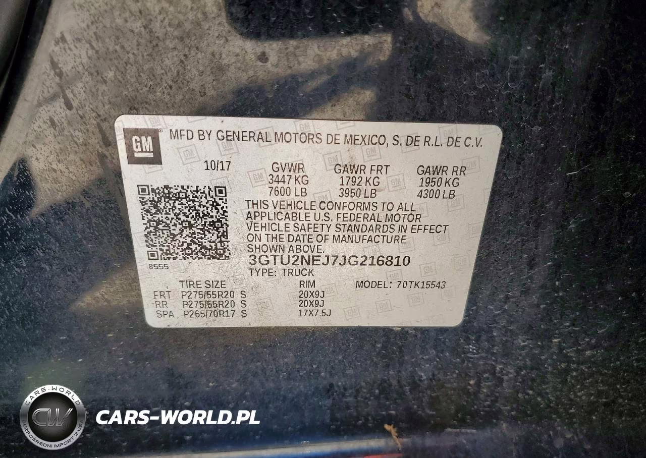 2018 GMC Sierra K1500 Slt VIN:3GTU2NEJ7JG216810 - 13