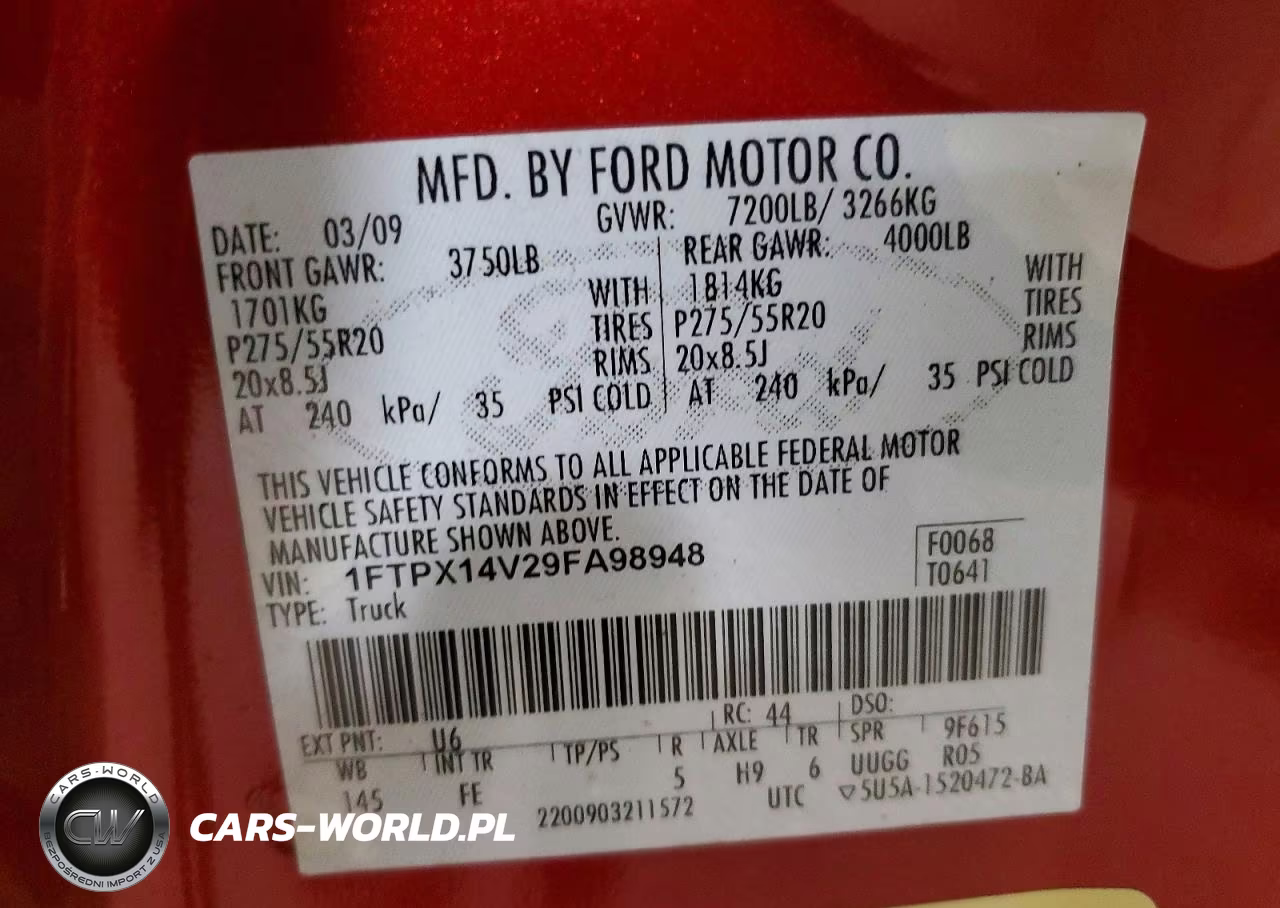 2009 Ford F150 Super Cab VIN:1FTPX14V29FA98948 - 13