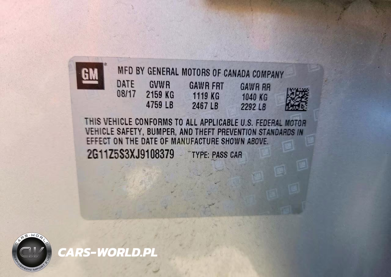 2018 Chevrolet Impala Ls VIN:2G11Z5S3XJ9108379 - 12
