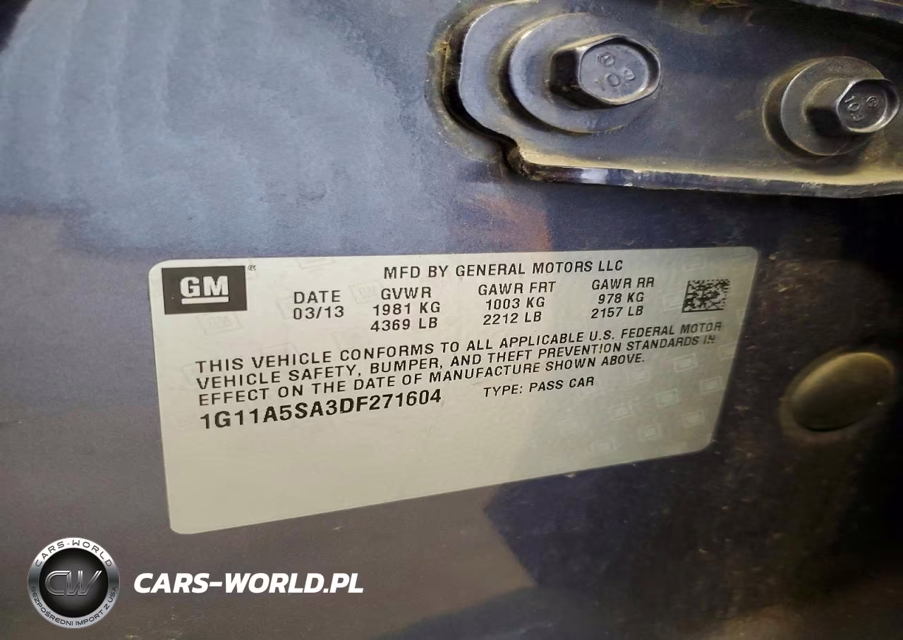 2013 Chevrolet Malibu Ls VIN:1G11A5SA3DF271604 - 12