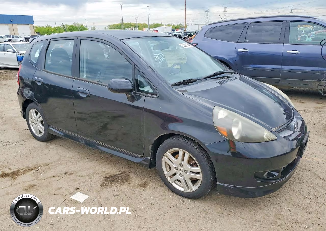 2007 Honda Fit S VIN:JHMGD38687S016487 - 4