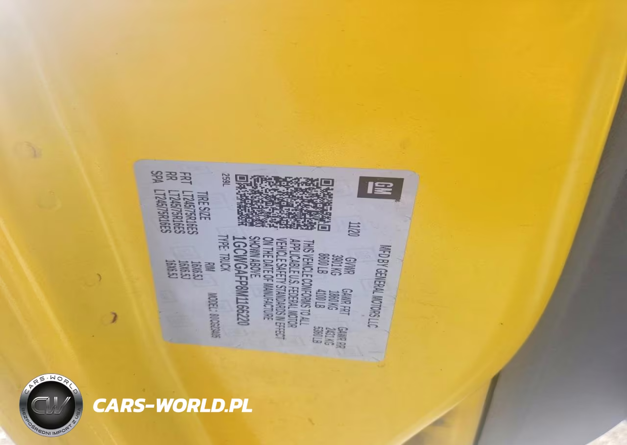 2021 Chevrolet Express 2500 Cargo Delivery Van VIN:1GCWGAFP8M1166220 - 12