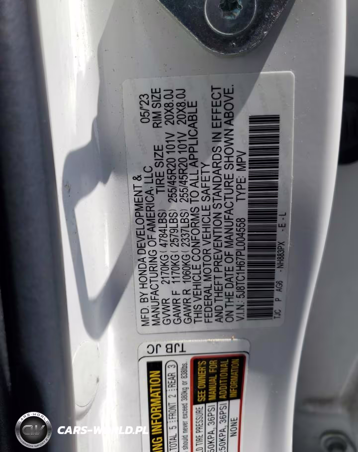 2023 Acura Rdx A-Spec VIN:5J8TC1H67PL004558 - 13