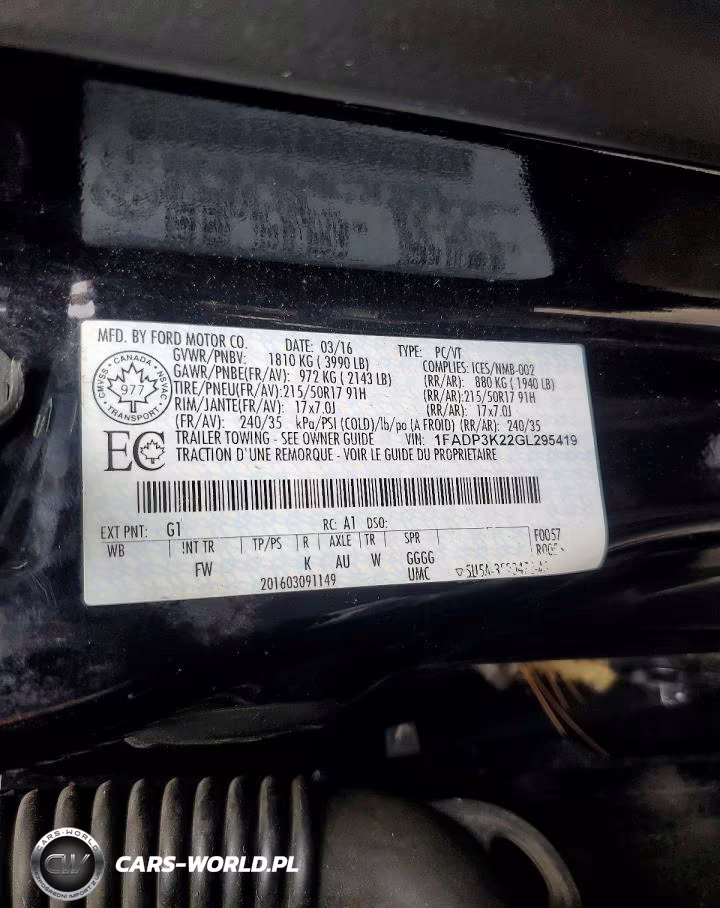 2016 Ford Focus Se VIN:1FADP3K22GL295419 - 12