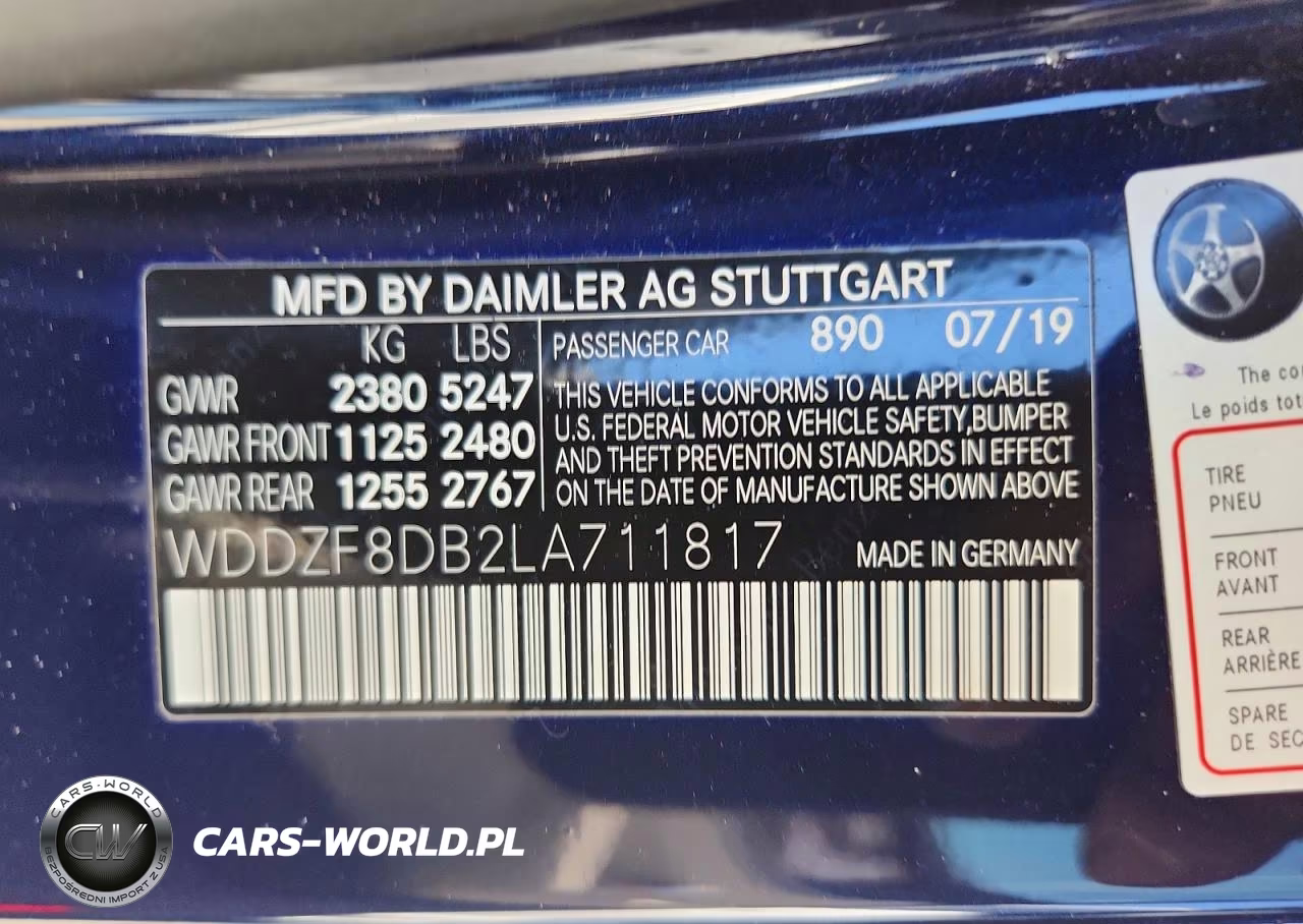 2020 Mercedes-Benz E 350 VIN:WDDZF8DB2LA711817 - 12