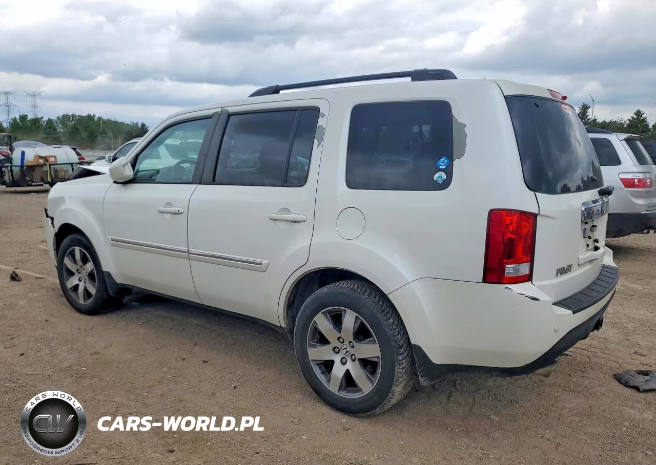 2012 Honda Pilot Touring VIN:5FNYF4H91CB061374 - 2
