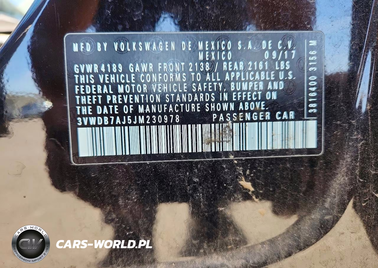 2018 Volkswagen Jetta Se VIN:3VWDB7AJ5JM230978 - 12