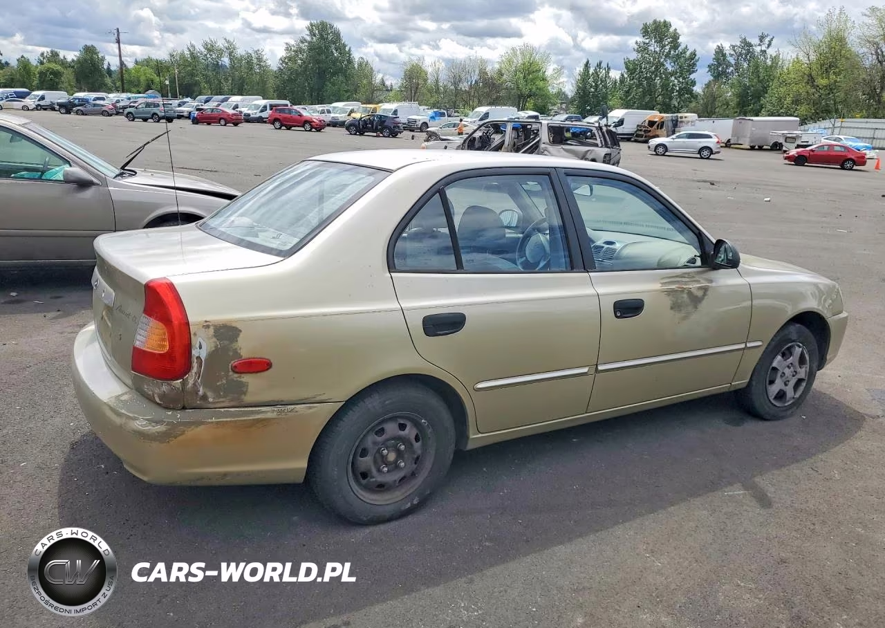 2002 Hyundai Accent Gl VIN:KMHCG45C42U389901 - 3