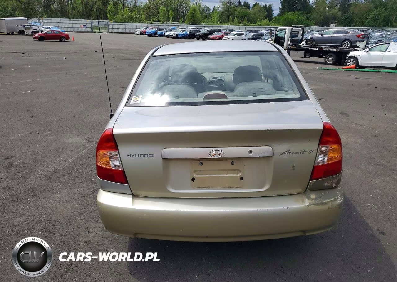 2002 Hyundai Accent Gl VIN:KMHCG45C42U389901 - 6