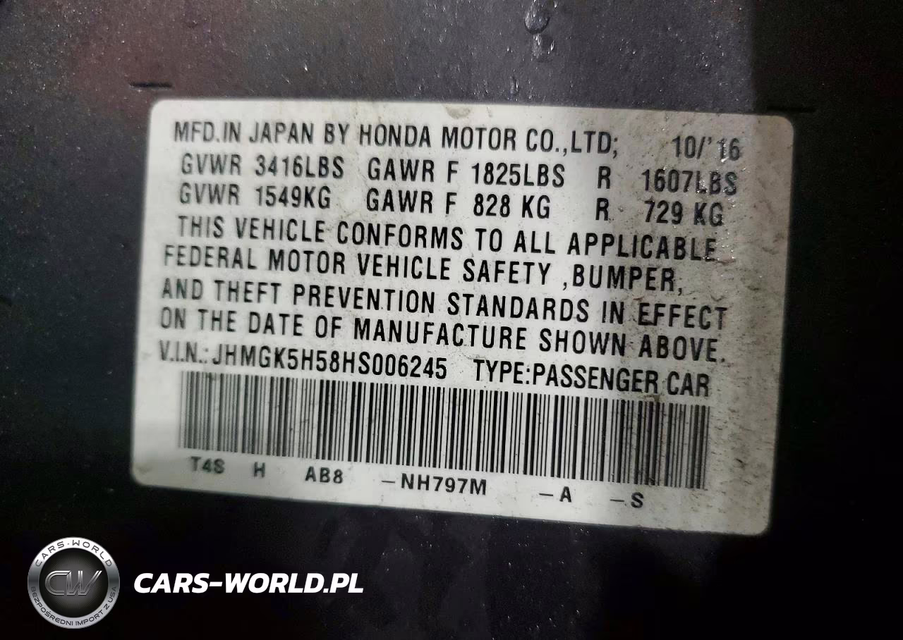 2017 Honda Fit Lx VIN:JHMGK5H58HS006245 - 14