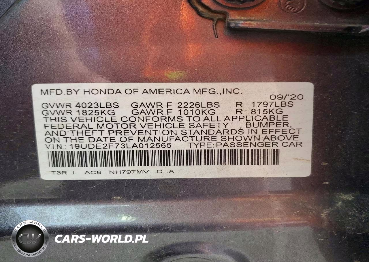 2020 Acura Ilx Premium VIN:19UDE2F73LA012565 - 12