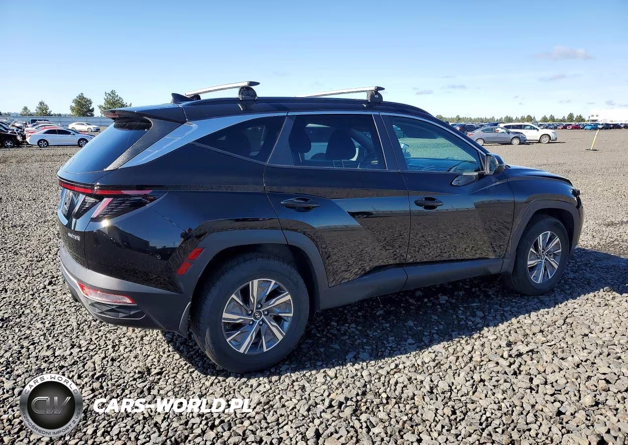 2023 Hyundai Tucson Blue VIN:KM8JBCA18PU090438 - 3