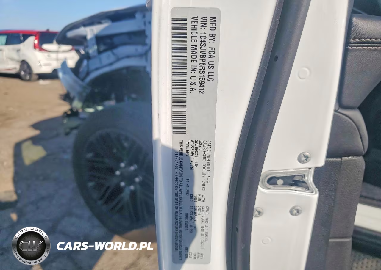 2024 Jeep Wagoneer Series Ii VIN:1C4SJVBP6RS159412 - 12
