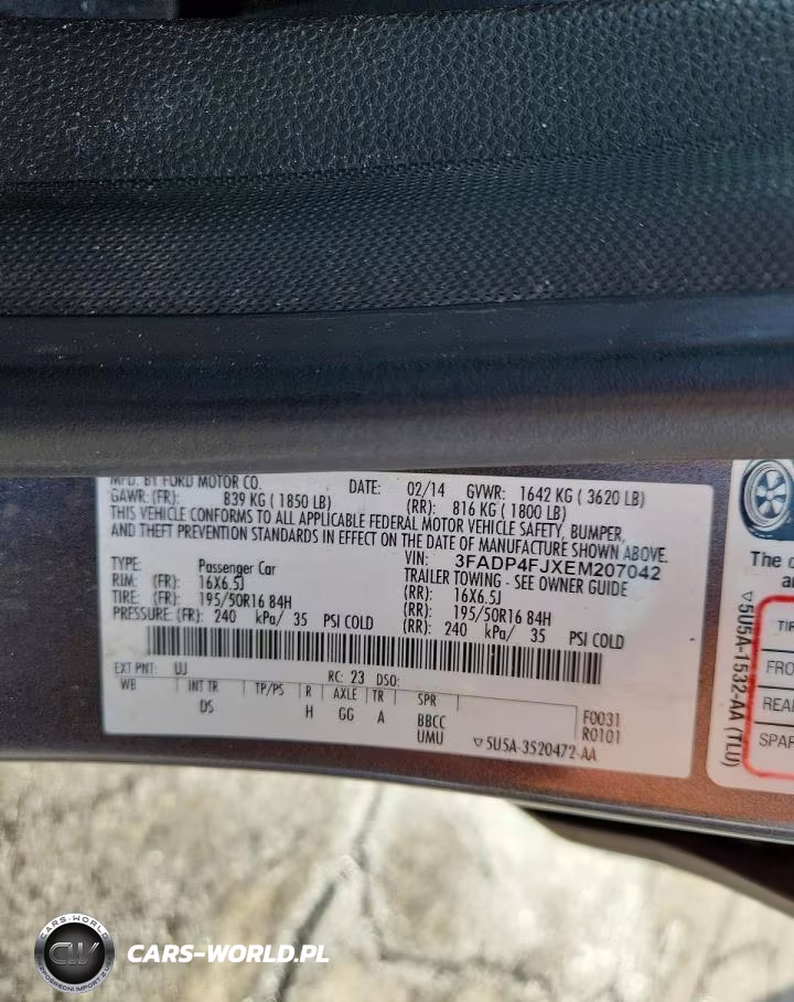 2014 Ford Fiesta Titanium VIN:3FADP4FJXEM207042 - 12