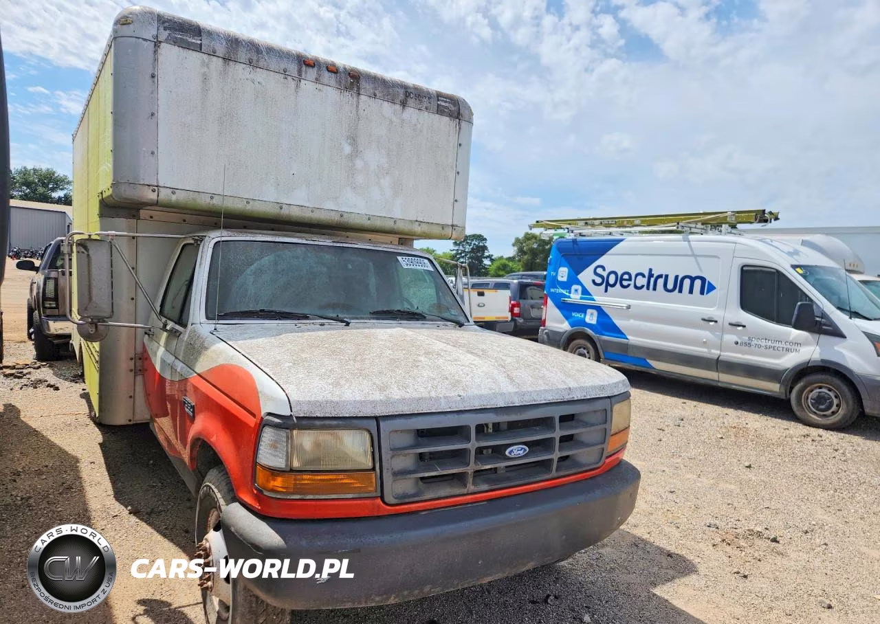 1997 Ford F350 Super Duty Box Truck VIN:1FDKF37G9VEC73925 - 4