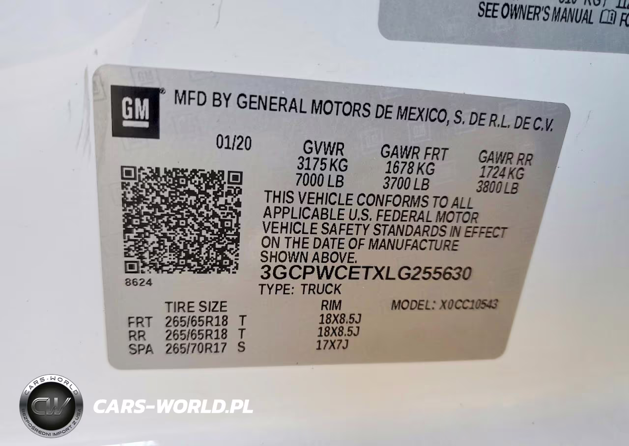 2020 Chevrolet Silverado C1500 Lt VIN:3GCPWCETXLG255630 - 12